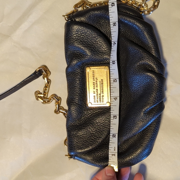 Marc by Marc Jacobs Crossbody or Clutch Black Leather Bag - Picture 7 of 9